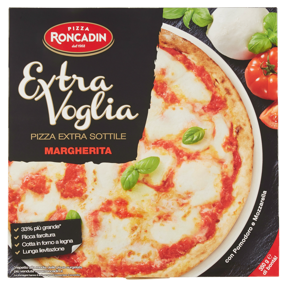 Roncadin意大利番茄芝士薄餅 Pizza Extra Sottile Margherita 30cm 350g