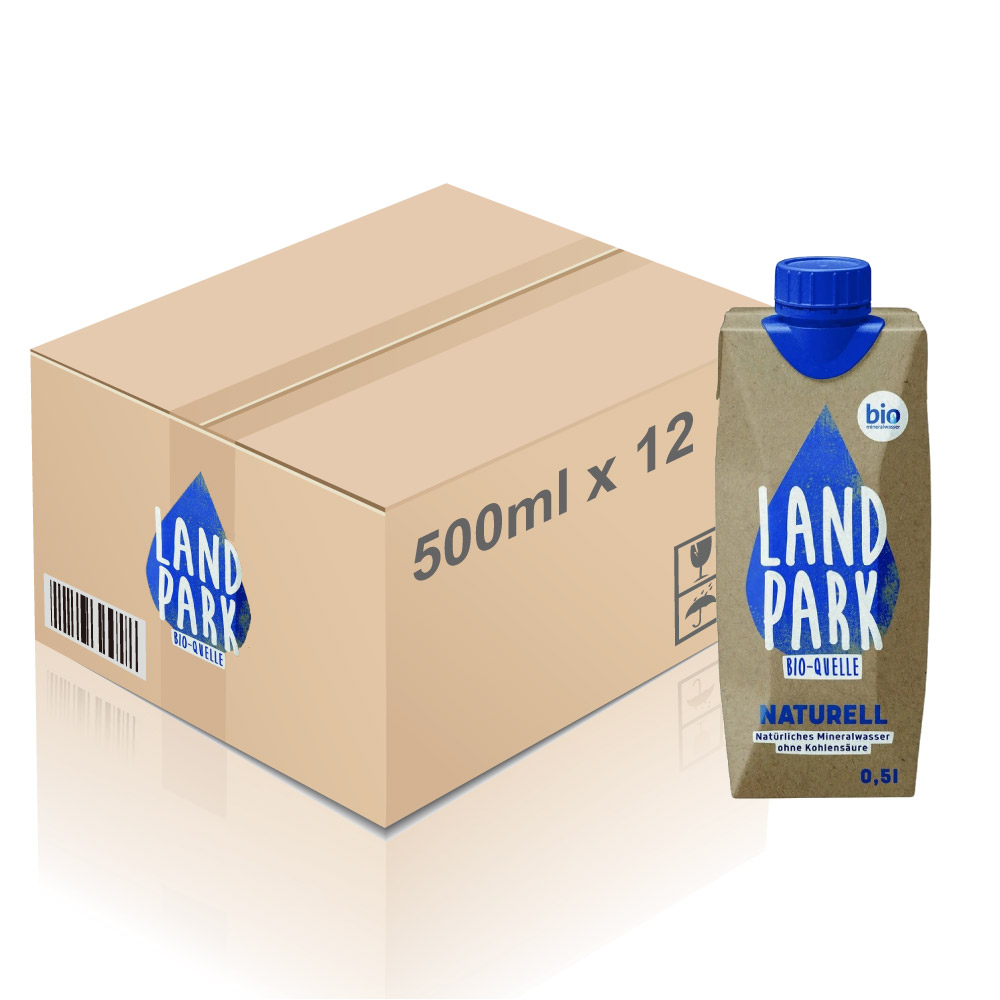 Landpark有機活泉水(原味) 500ml x 12枝 (一箱)