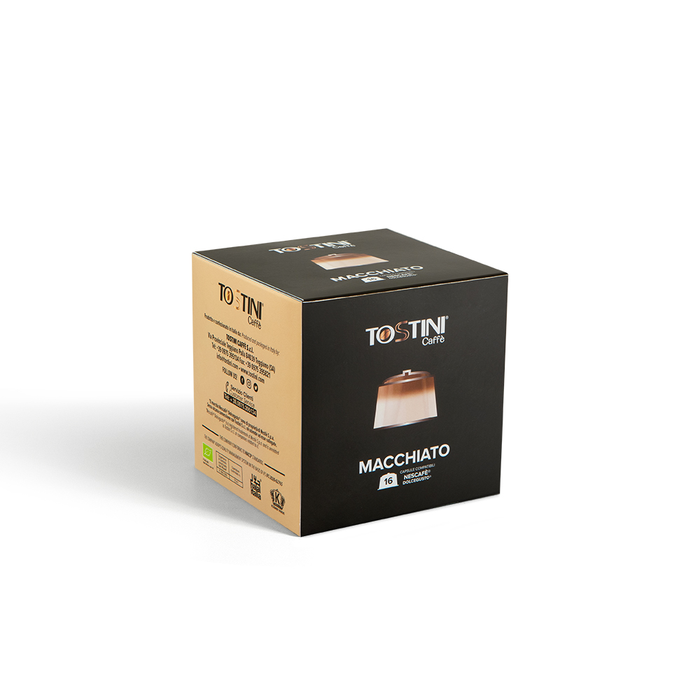 Tostini 咖啡膠囊 - 瑪奇朵 15g x 16 / 盒