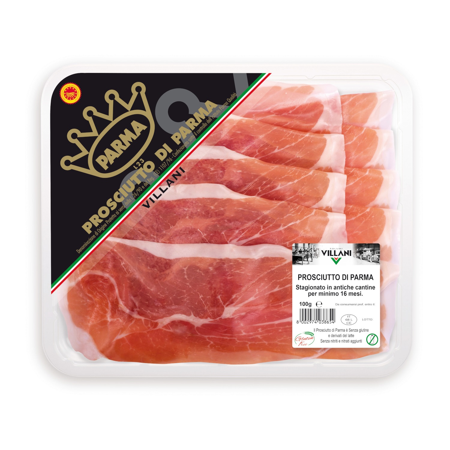 Villani巴馬火腿片Parma Ham Slices 100g
