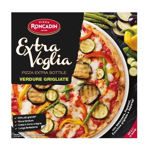 Roncadin意大利雜菜薄餅Pizza Verdure Grigliate 440g