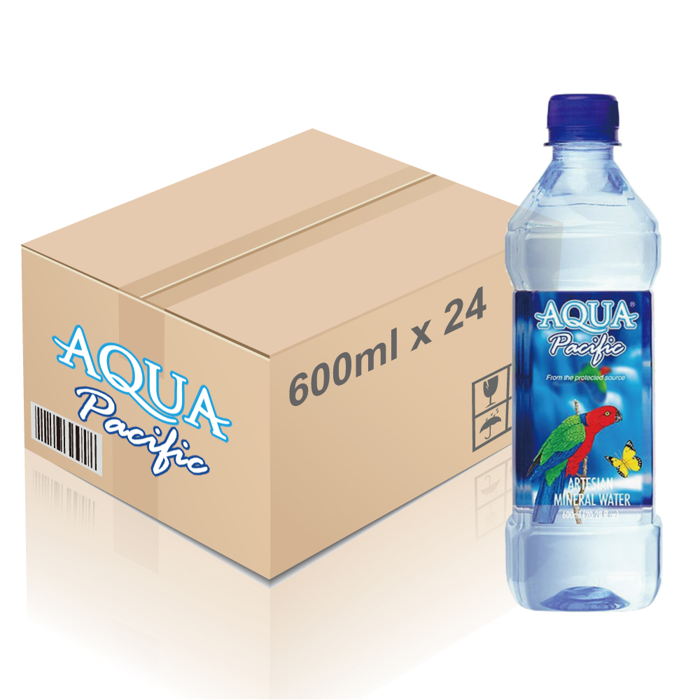 Aqua Pacific ® 斐濟天然礦泉水 600ml x 24枝 (一箱)